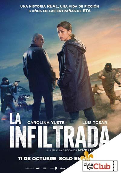 Cartel La infiltrada en Cine Club Lys