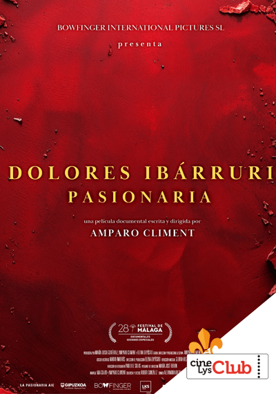Cartel Dolores Ibárruri. Pasionaria en Cine Club Lys