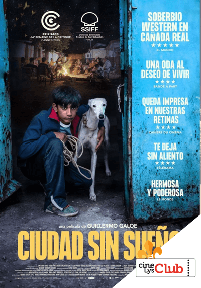 Cartel Ciudad sin sueño en Cine Club Lys
