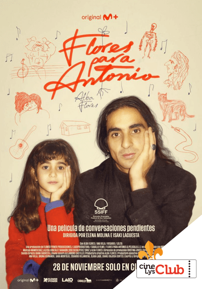 Cartel Flores para Antonio en Cine Club Lys