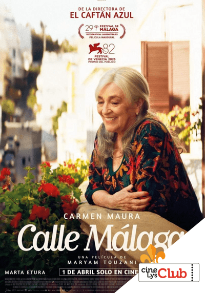 Cine Club Lys calle Málaga Cartel Calle Málaga en Cine Club Lys