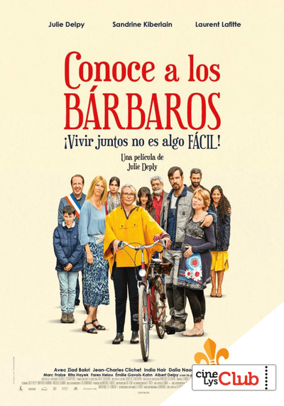 Cartel Conoce a los bárbaros en Cine Club Lys
