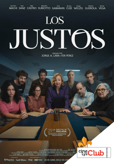 Cartel Los justos en Cine Club Lys
