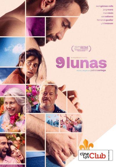 Cartel 9 lunas en Cine Club Lys