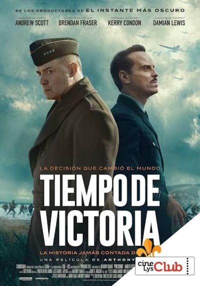 Cartel Tiempo de victoria en Cine Club Lys