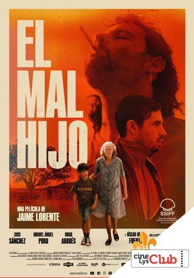 Cartel El mal hijo en Cine Club Lys